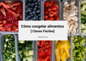 Lee más sobre el artículo Cómo congelar alimentos [Claves fáciles]